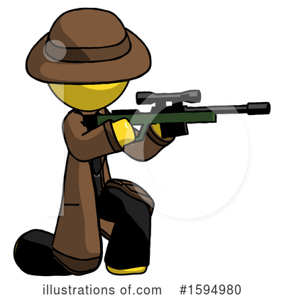 Royalty-Free (RF) Yellow Design Mascot Clipart Illustration by Leo Blanchette - Stock Sample #1594980