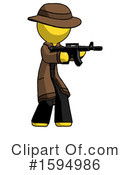Yellow Design Mascot Clipart #1594986 by Leo Blanchette