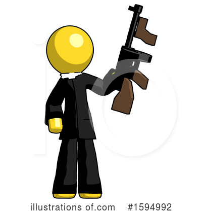 Royalty-Free (RF) Yellow Design Mascot Clipart Illustration by Leo Blanchette - Stock Sample #1594992