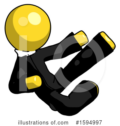 Royalty-Free (RF) Yellow Design Mascot Clipart Illustration by Leo Blanchette - Stock Sample #1594997