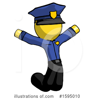 Royalty-Free (RF) Yellow Design Mascot Clipart Illustration by Leo Blanchette - Stock Sample #1595010