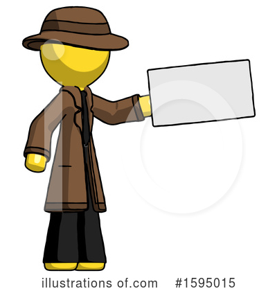 Royalty-Free (RF) Yellow Design Mascot Clipart Illustration by Leo Blanchette - Stock Sample #1595015