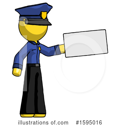 Royalty-Free (RF) Yellow Design Mascot Clipart Illustration by Leo Blanchette - Stock Sample #1595016