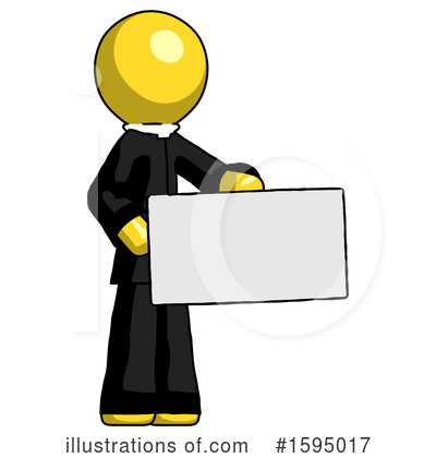 Royalty-Free (RF) Yellow Design Mascot Clipart Illustration by Leo Blanchette - Stock Sample #1595017