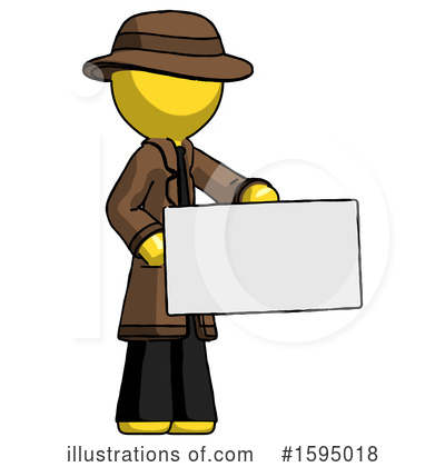 Royalty-Free (RF) Yellow Design Mascot Clipart Illustration by Leo Blanchette - Stock Sample #1595018