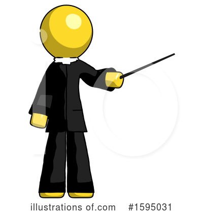 Royalty-Free (RF) Yellow Design Mascot Clipart Illustration by Leo Blanchette - Stock Sample #1595031