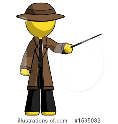 Royalty-Free (RF) Yellow Design Mascot Clipart Illustration by Leo Blanchette - Stock Sample #1595032