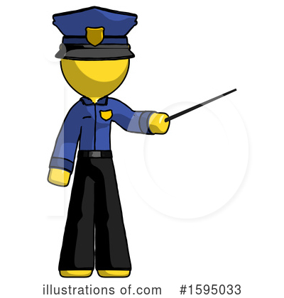 Royalty-Free (RF) Yellow Design Mascot Clipart Illustration by Leo Blanchette - Stock Sample #1595033