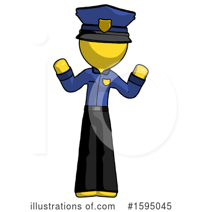 Royalty-Free (RF) Yellow Design Mascot Clipart Illustration by Leo Blanchette - Stock Sample #1595045