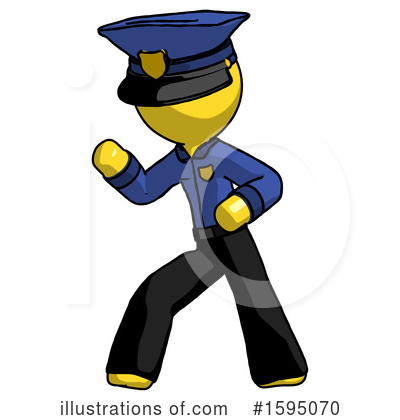 Royalty-Free (RF) Yellow Design Mascot Clipart Illustration by Leo Blanchette - Stock Sample #1595070