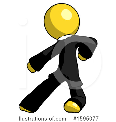 Royalty-Free (RF) Yellow Design Mascot Clipart Illustration by Leo Blanchette - Stock Sample #1595077