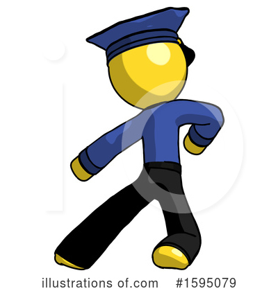 Royalty-Free (RF) Yellow Design Mascot Clipart Illustration by Leo Blanchette - Stock Sample #1595079