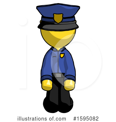 Royalty-Free (RF) Yellow Design Mascot Clipart Illustration by Leo Blanchette - Stock Sample #1595082
