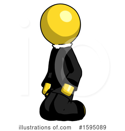 Royalty-Free (RF) Yellow Design Mascot Clipart Illustration by Leo Blanchette - Stock Sample #1595089