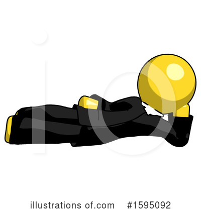 Royalty-Free (RF) Yellow Design Mascot Clipart Illustration by Leo Blanchette - Stock Sample #1595092
