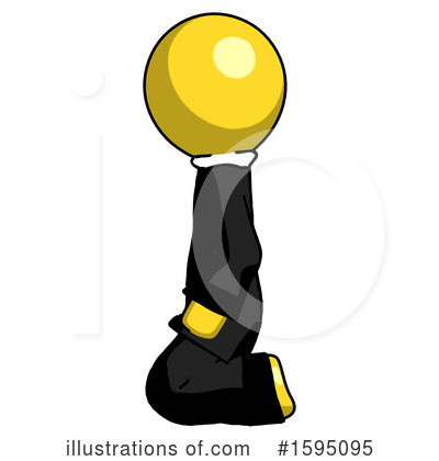 Royalty-Free (RF) Yellow Design Mascot Clipart Illustration by Leo Blanchette - Stock Sample #1595095