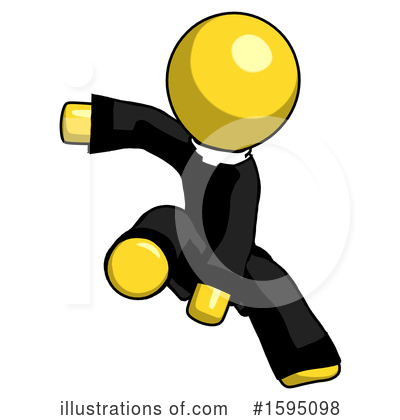 Royalty-Free (RF) Yellow Design Mascot Clipart Illustration by Leo Blanchette - Stock Sample #1595098
