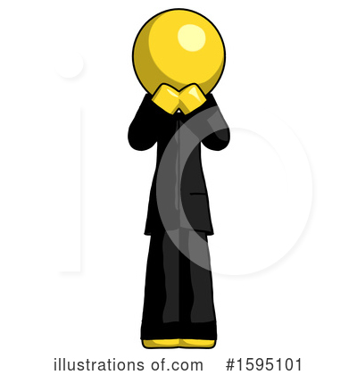 Royalty-Free (RF) Yellow Design Mascot Clipart Illustration by Leo Blanchette - Stock Sample #1595101