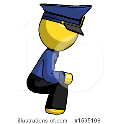 Royalty-Free (RF) Yellow Design Mascot Clipart Illustration by Leo Blanchette - Stock Sample #1595106