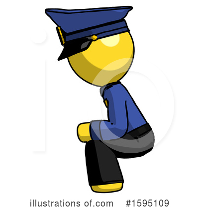 Royalty-Free (RF) Yellow Design Mascot Clipart Illustration by Leo Blanchette - Stock Sample #1595109