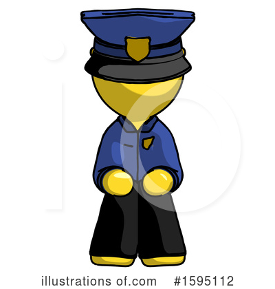Royalty-Free (RF) Yellow Design Mascot Clipart Illustration by Leo Blanchette - Stock Sample #1595112
