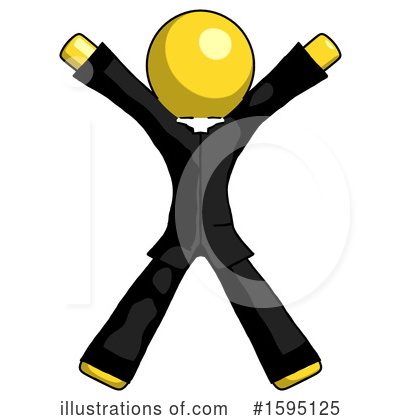 Royalty-Free (RF) Yellow Design Mascot Clipart Illustration by Leo Blanchette - Stock Sample #1595125