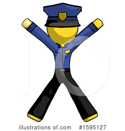 Royalty-Free (RF) Yellow Design Mascot Clipart Illustration by Leo Blanchette - Stock Sample #1595127