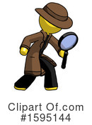 Yellow Design Mascot Clipart #1595144 by Leo Blanchette