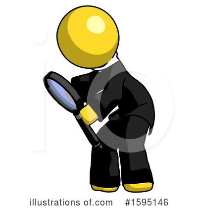 Royalty-Free (RF) Yellow Design Mascot Clipart Illustration by Leo Blanchette - Stock Sample #1595146