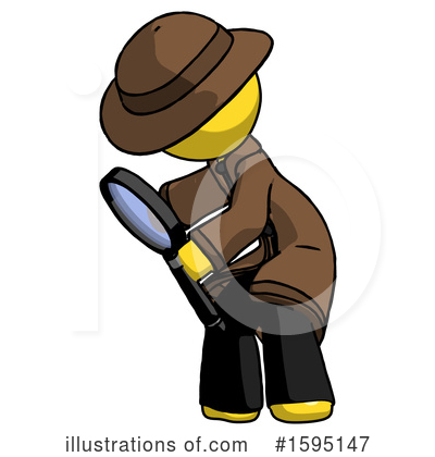 Royalty-Free (RF) Yellow Design Mascot Clipart Illustration by Leo Blanchette - Stock Sample #1595147