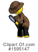 Yellow Design Mascot Clipart #1595147 by Leo Blanchette