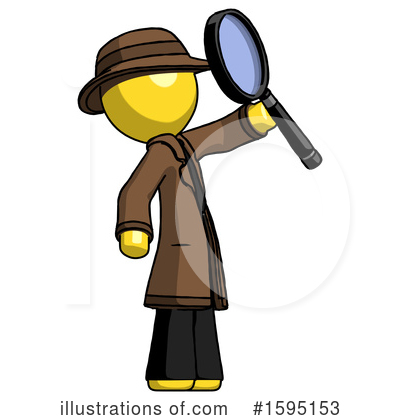Royalty-Free (RF) Yellow Design Mascot Clipart Illustration by Leo Blanchette - Stock Sample #1595153