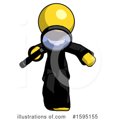 Royalty-Free (RF) Yellow Design Mascot Clipart Illustration by Leo Blanchette - Stock Sample #1595155