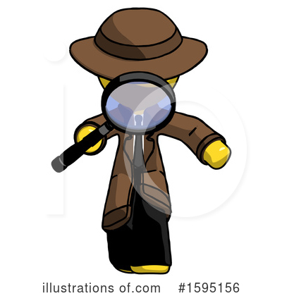 Royalty-Free (RF) Yellow Design Mascot Clipart Illustration by Leo Blanchette - Stock Sample #1595156