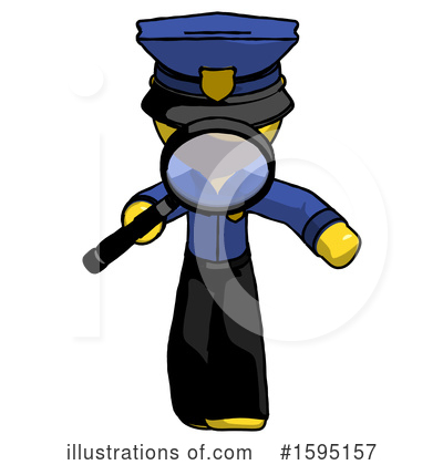 Royalty-Free (RF) Yellow Design Mascot Clipart Illustration by Leo Blanchette - Stock Sample #1595157