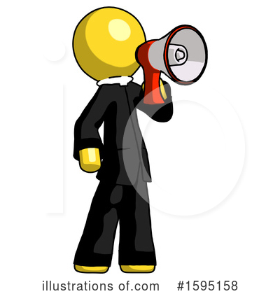 Royalty-Free (RF) Yellow Design Mascot Clipart Illustration by Leo Blanchette - Stock Sample #1595158