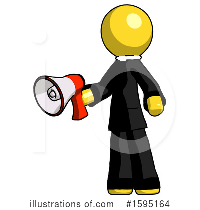 Royalty-Free (RF) Yellow Design Mascot Clipart Illustration by Leo Blanchette - Stock Sample #1595164