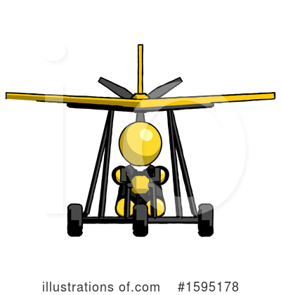 Royalty-Free (RF) Yellow Design Mascot Clipart Illustration by Leo Blanchette - Stock Sample #1595178