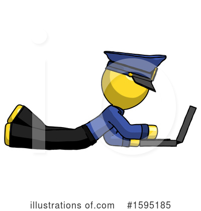 Royalty-Free (RF) Yellow Design Mascot Clipart Illustration by Leo Blanchette - Stock Sample #1595185