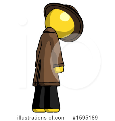 Royalty-Free (RF) Yellow Design Mascot Clipart Illustration by Leo Blanchette - Stock Sample #1595189