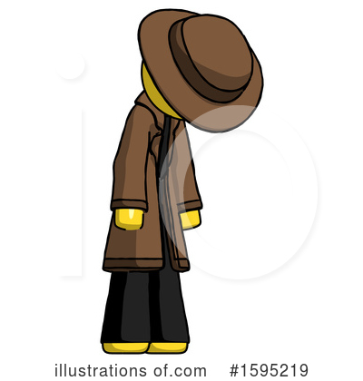 Royalty-Free (RF) Yellow Design Mascot Clipart Illustration by Leo Blanchette - Stock Sample #1595219