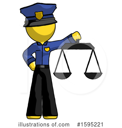 Royalty-Free (RF) Yellow Design Mascot Clipart Illustration by Leo Blanchette - Stock Sample #1595221