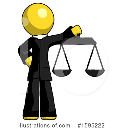 Royalty-Free (RF) Yellow Design Mascot Clipart Illustration by Leo Blanchette - Stock Sample #1595222