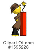 Yellow Design Mascot Clipart #1595228 by Leo Blanchette