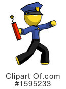 Yellow Design Mascot Clipart #1595233 by Leo Blanchette