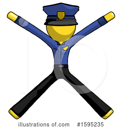 Royalty-Free (RF) Yellow Design Mascot Clipart Illustration by Leo Blanchette - Stock Sample #1595235