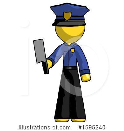 Royalty-Free (RF) Yellow Design Mascot Clipart Illustration by Leo Blanchette - Stock Sample #1595240