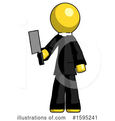 Royalty-Free (RF) Yellow Design Mascot Clipart Illustration by Leo Blanchette - Stock Sample #1595241
