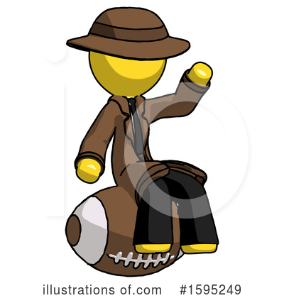 Royalty-Free (RF) Yellow Design Mascot Clipart Illustration by Leo Blanchette - Stock Sample #1595249