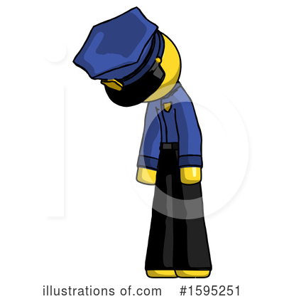 Royalty-Free (RF) Yellow Design Mascot Clipart Illustration by Leo Blanchette - Stock Sample #1595251